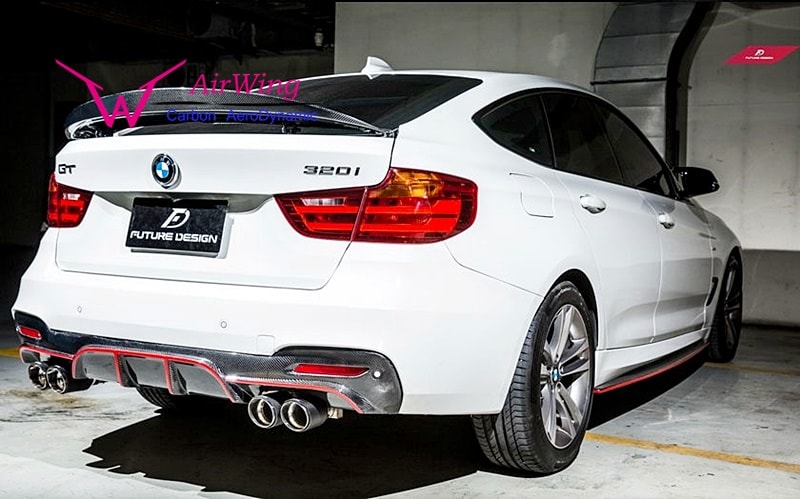 F34 3er GT - Future-Design style Carbon side Skirt Splitter 02
